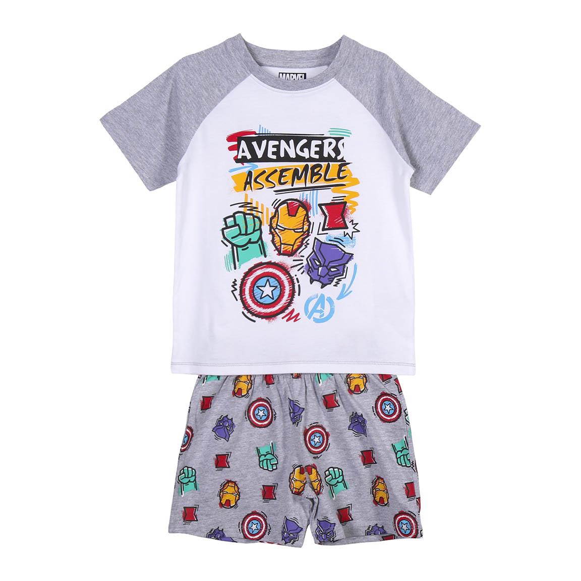 SHORT PYJAMAS SINGLE JERSEY POINT AVENGERS