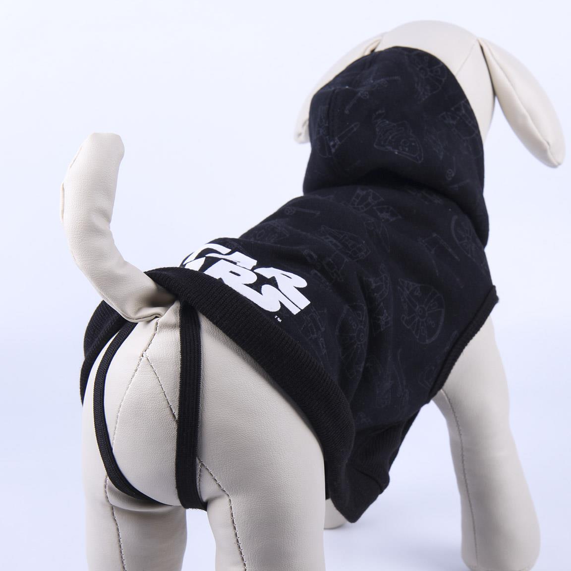DOG SWEATSHIRT XXS COTTON BRUSHED STAR WARS DARTH VADER