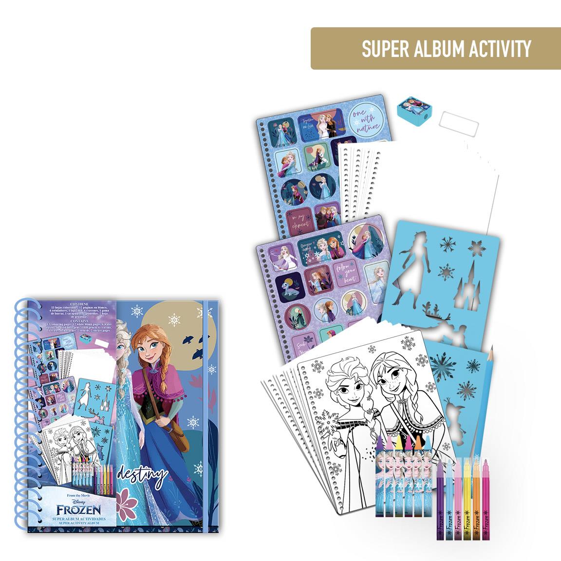 Фото - Блокнот Frozen SUPER ACTIVITY ALBUM COLOREABLE FROZEN