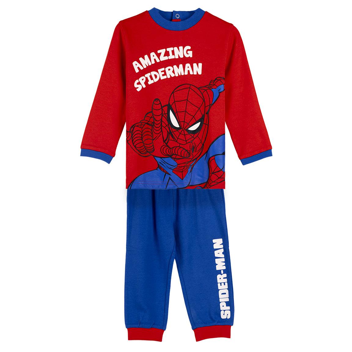 LONG PYJAMES INTERLOCK SPIDERMAN