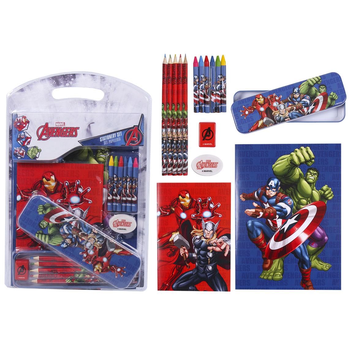 STATIONERY SET SCHOOL AVENGERS