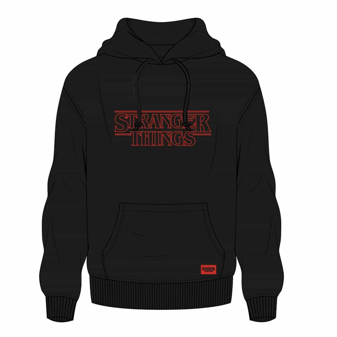 HOODIE COTTON BRUSHED STRANGER THINGS