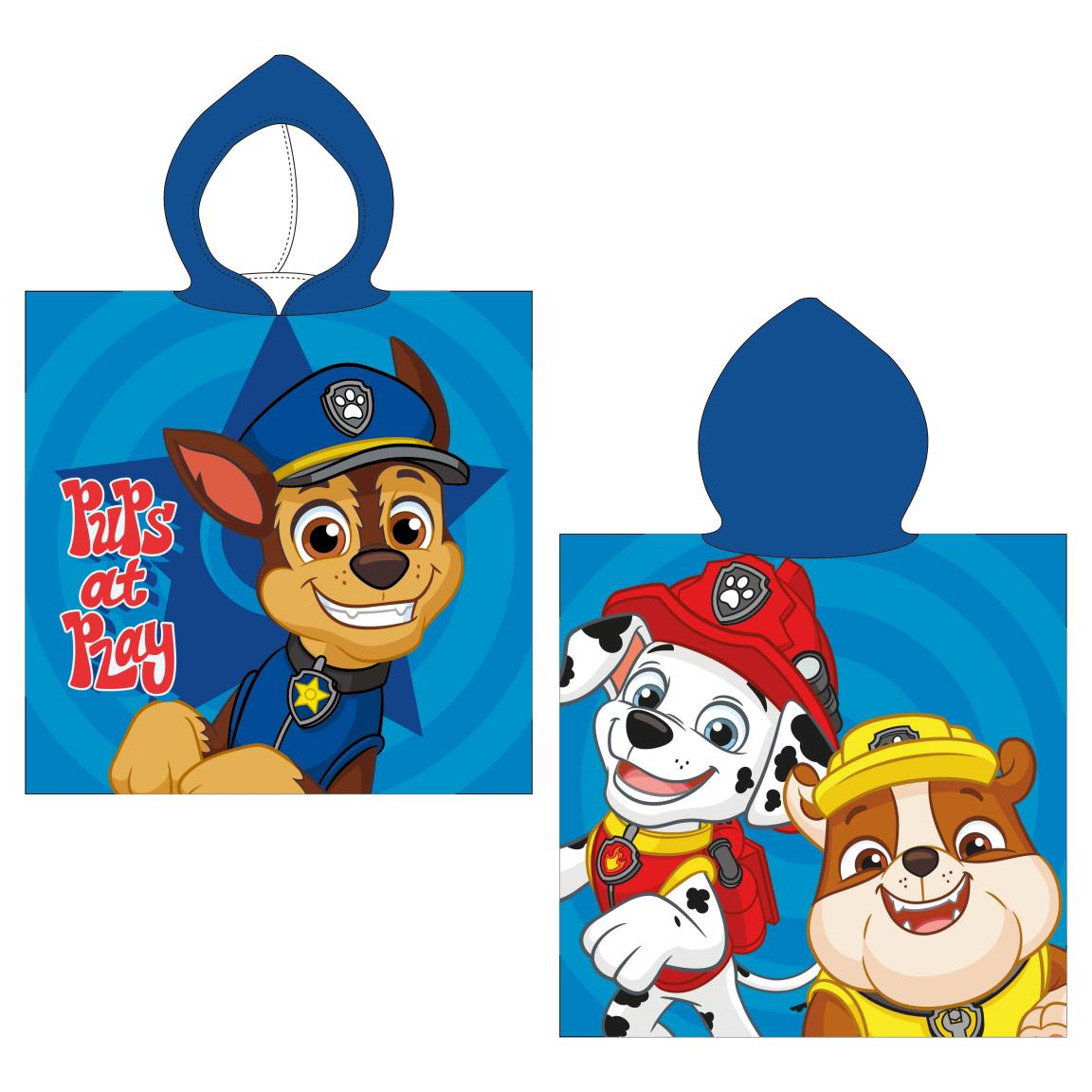 PONCHO POLYESTER PAW PATROL