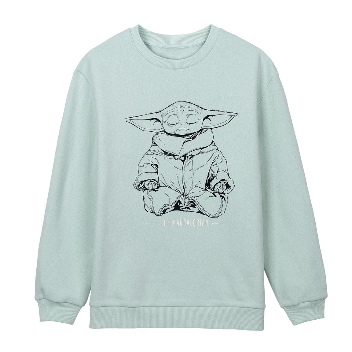 Levně SWEATSHIRT COTTON BRUSHED THE MANDALORIAN