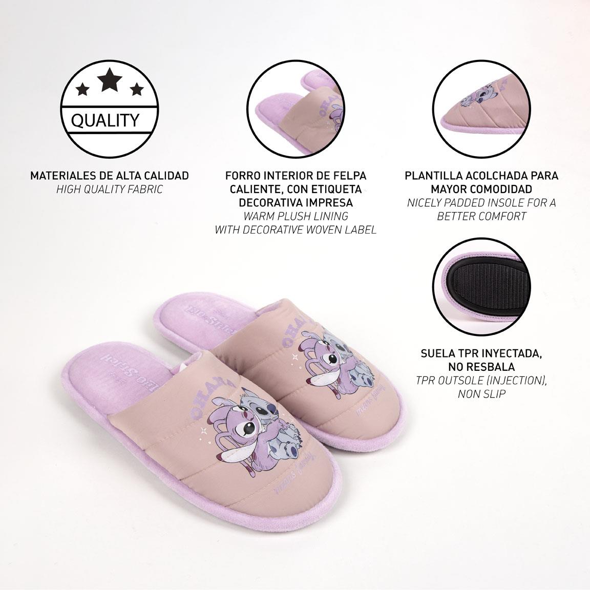 HOUSE SLIPPERS OPEN STITCH