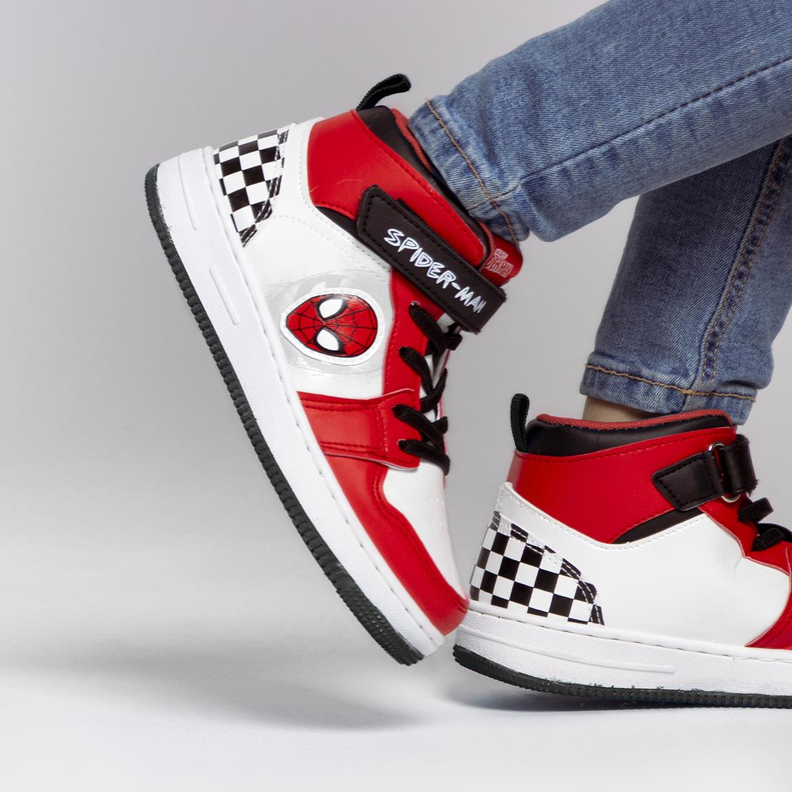 SPORTY SHOES PVC SOLE SPIDERMAN