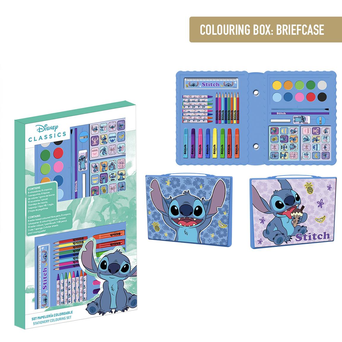 COLOURING STATIONERY SET BOX STITCH