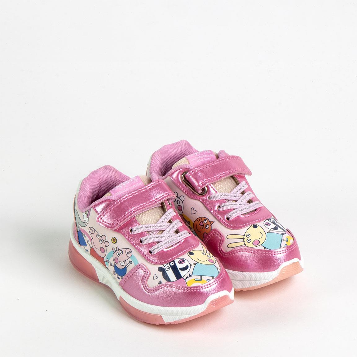 SPORTY SHOES PVC SOLE WITH LIGHTS PEPPA PIG