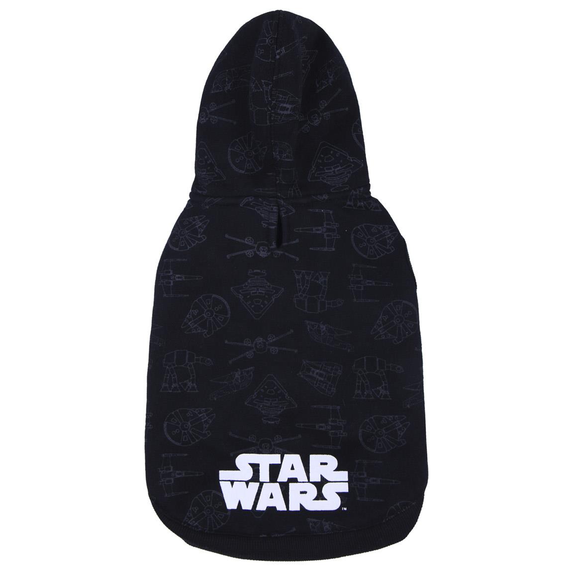 DOG SWEATSHIRT XXS COTTON BRUSHED STAR WARS DARTH VADER