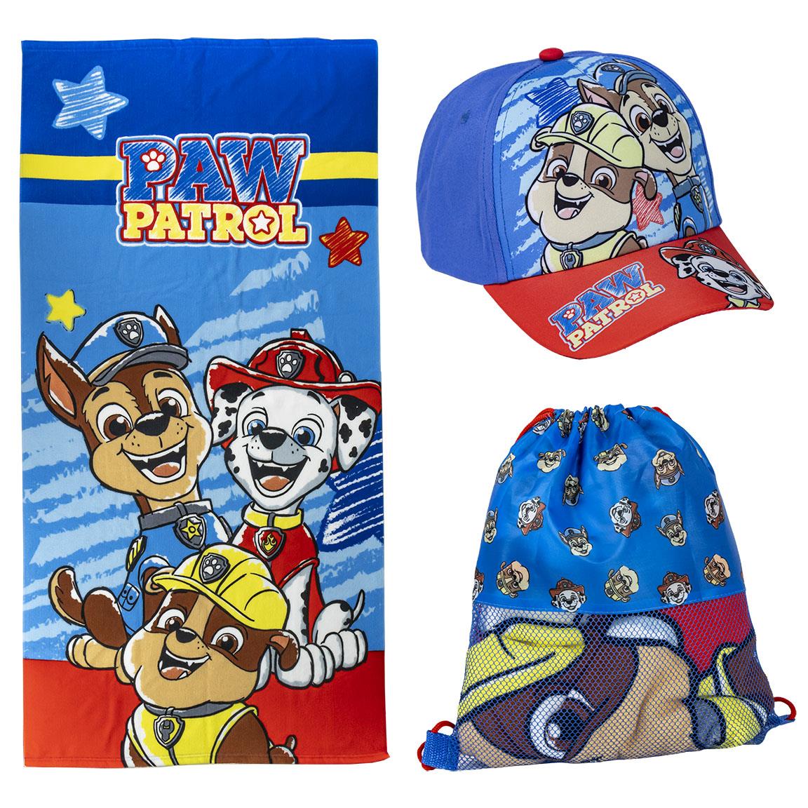 TOWEL SET SACHET PAW PATROL