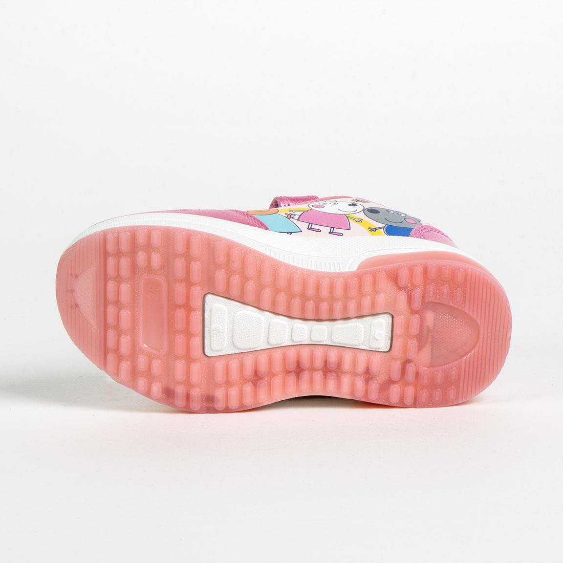 SPORTY SHOES PVC SOLE WITH LIGHTS PEPPA PIG