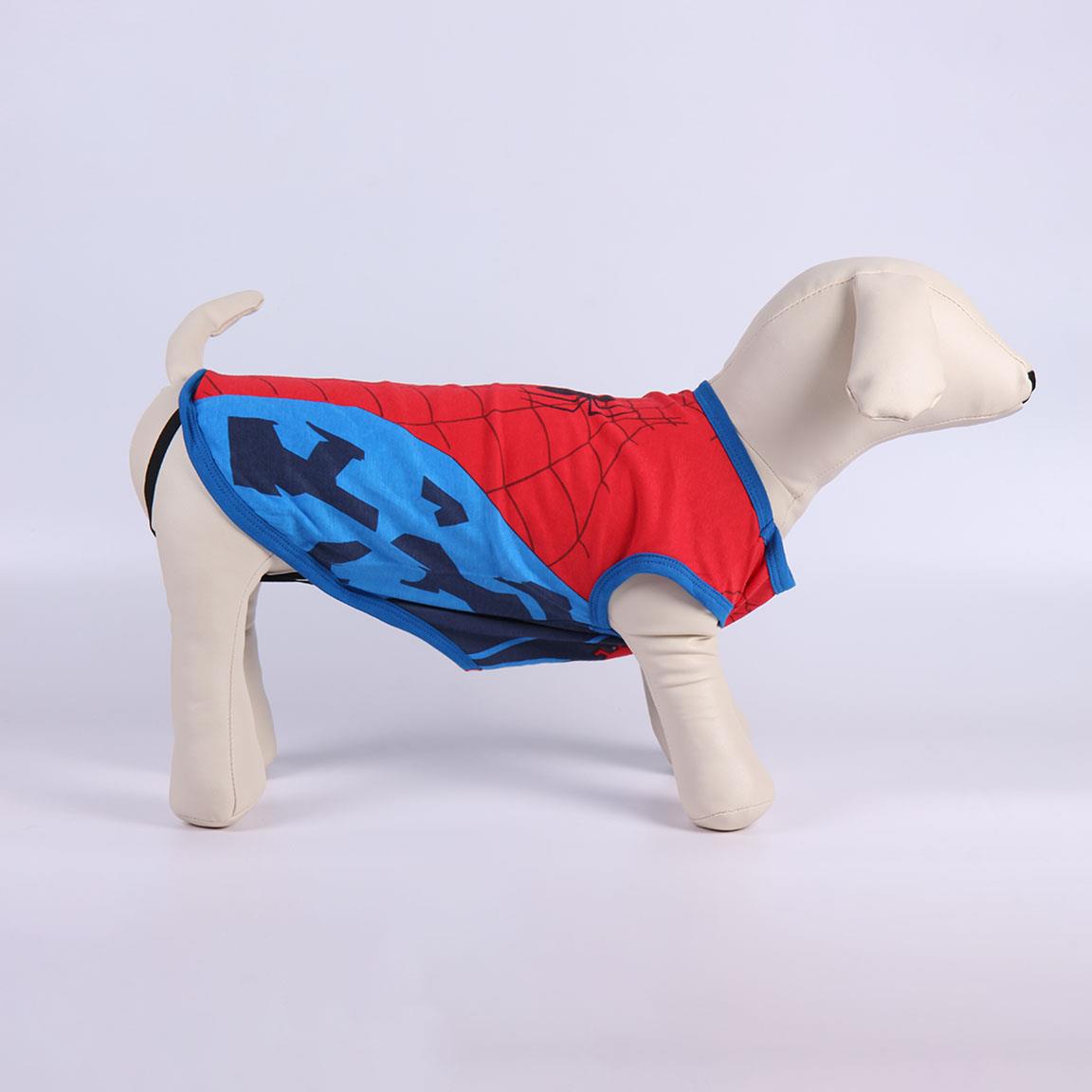 DOG T-SHIRT SINGLE JERSEY SPIDERMAN