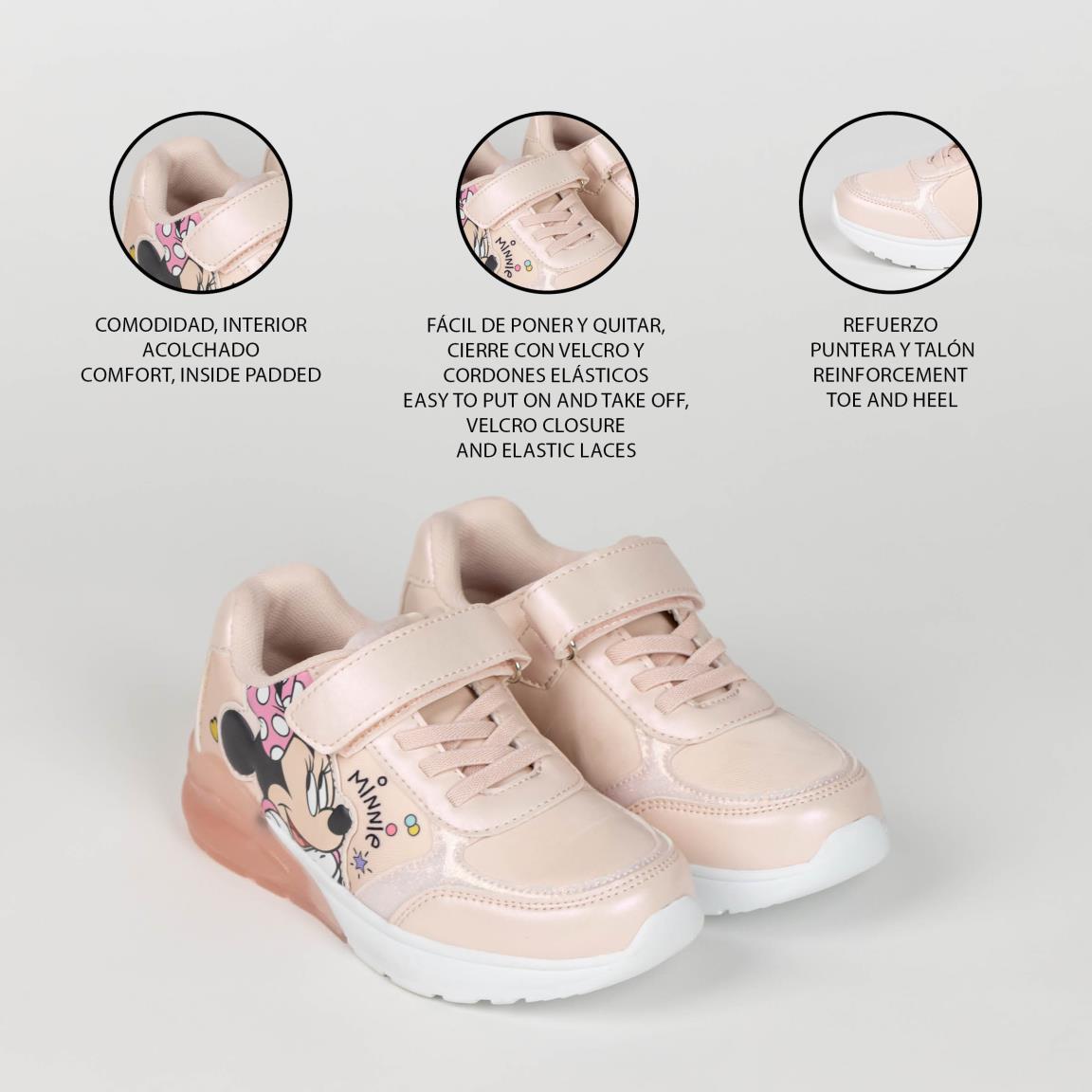 SPORTY SHOES TPR SOLE WITH LIGHTS MINNIE