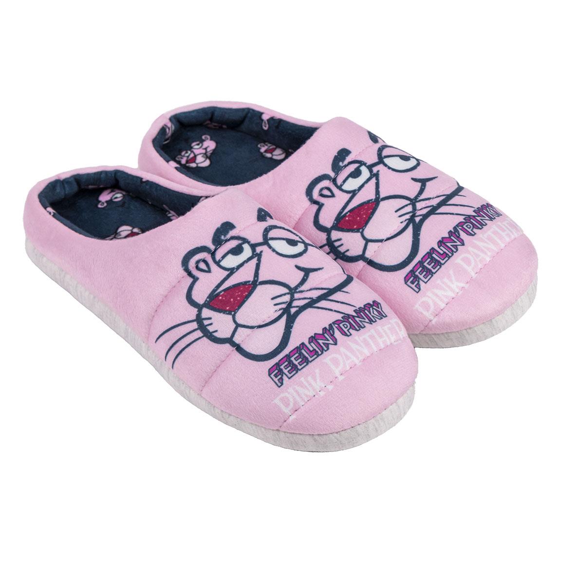 Levně HOUSE SLIPPERS OPEN PINK PANTHER