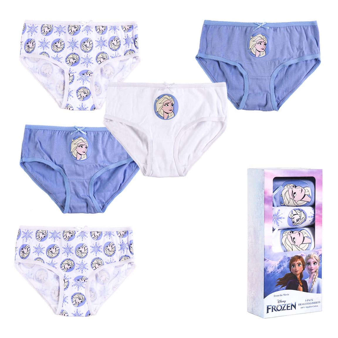 GIRLS' UNDERWEAR SET SINGLE JERSEY 5 PIECES FROZEN