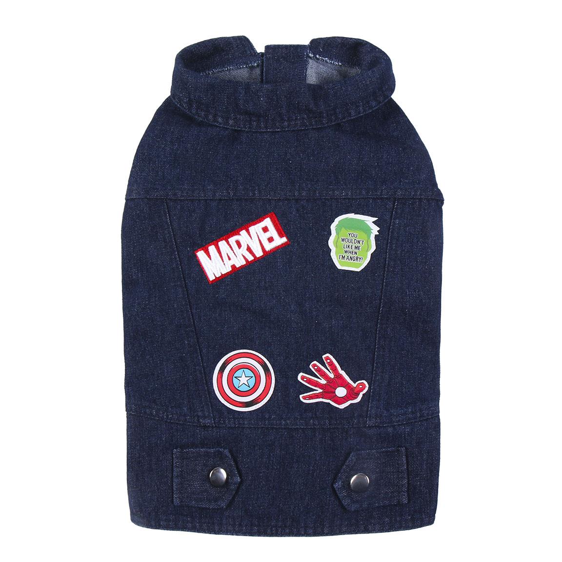 Džínsová bunda pre psy XXS Marvel