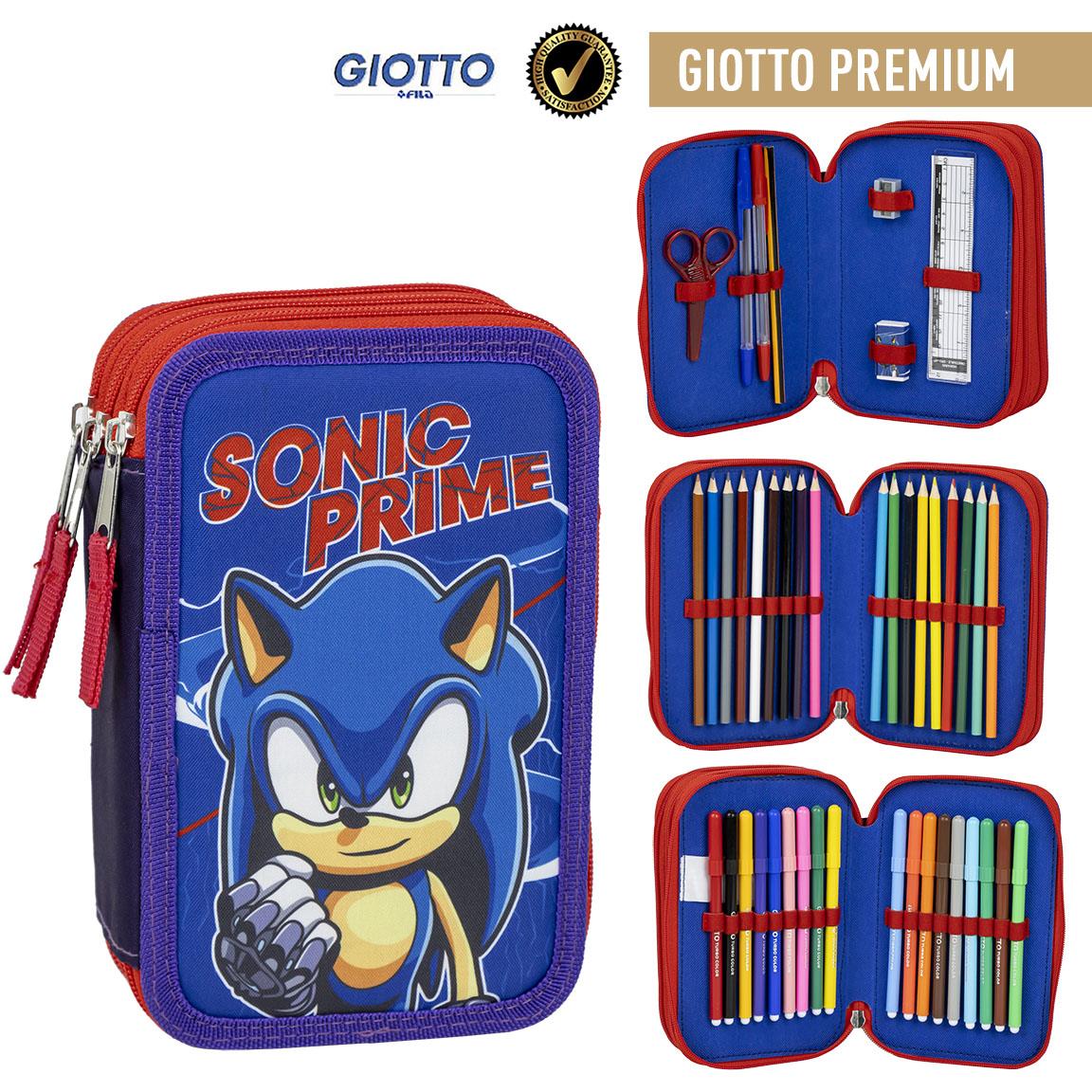 PENCIL CASE WITH ACCESSORIES GIOTTO SONIC PRIME