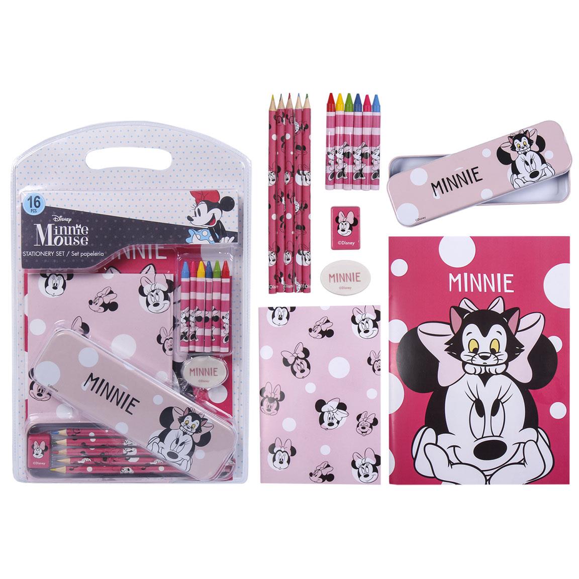 ZESTAW ARTYKUŁÓW PAPIERNICZYCH ESCOLAR MINNIE