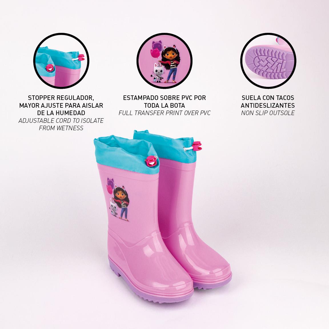 BOOTS RAIN PVC GABBY´S DOLLHOUSE