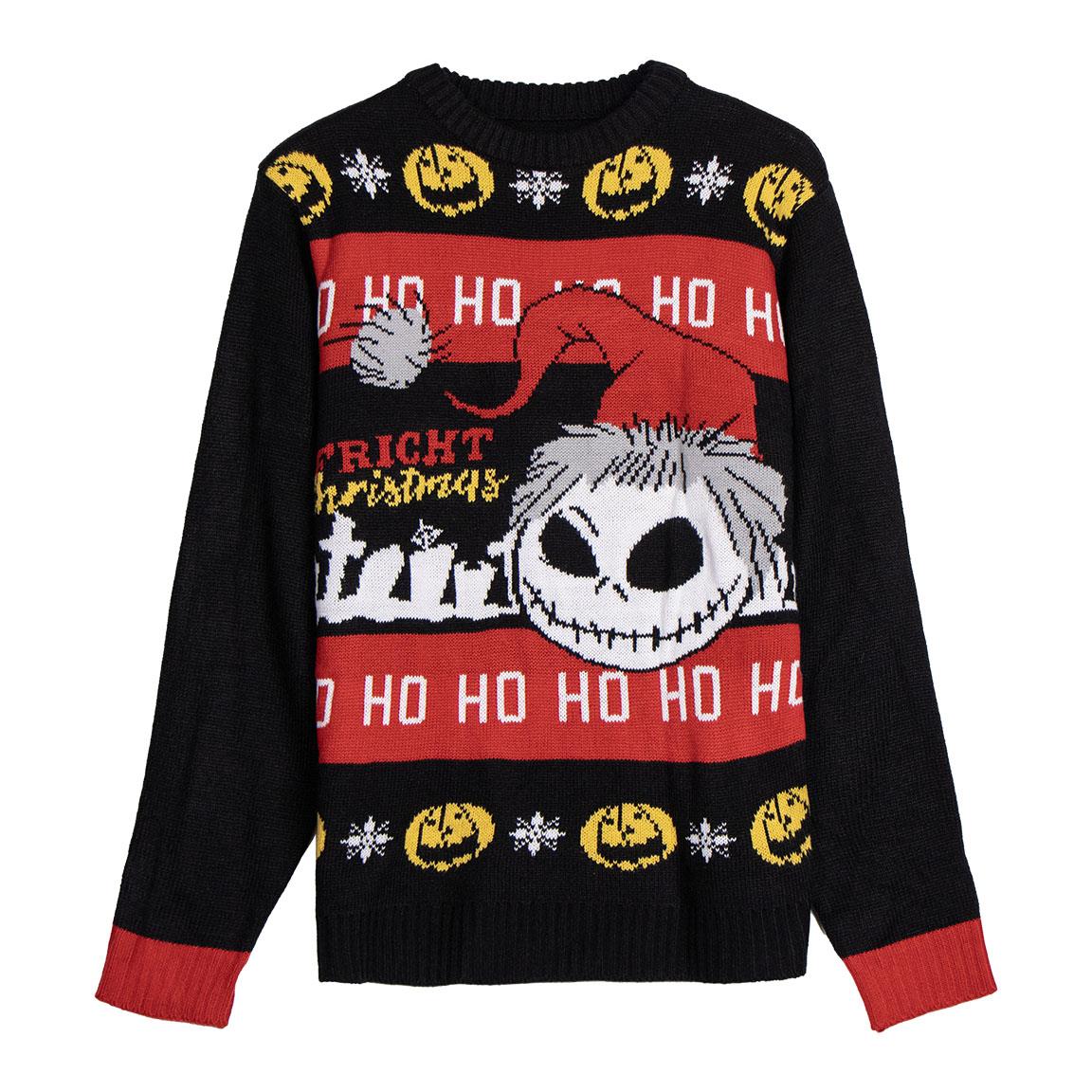 Levně KNITTED JERSEY CHRISTMAS NIGHTMARE BEFORE CHRISTMAS