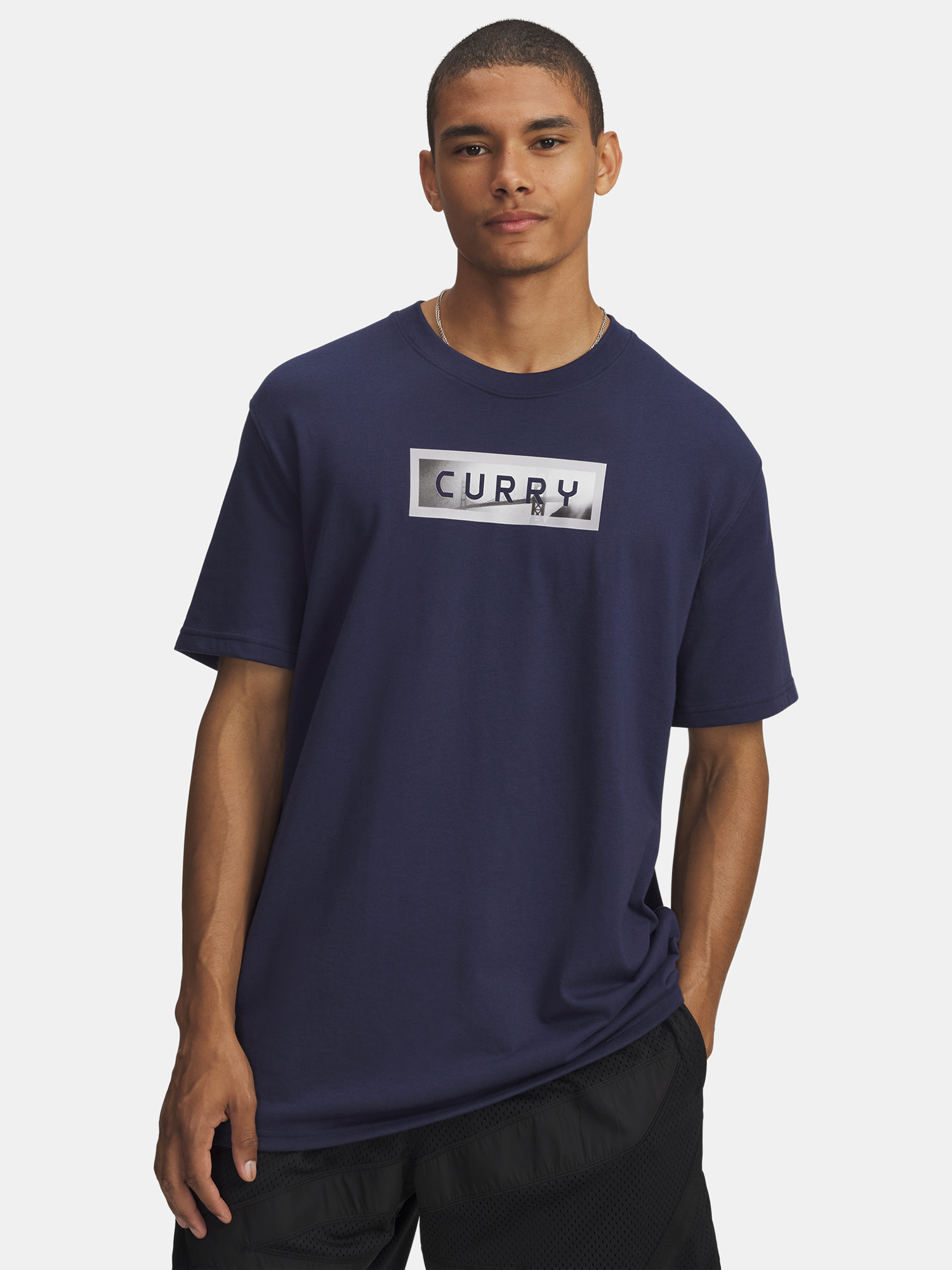 Men's Under Armour Curry Trend Tee 1-BLU T-Shirt - Men's