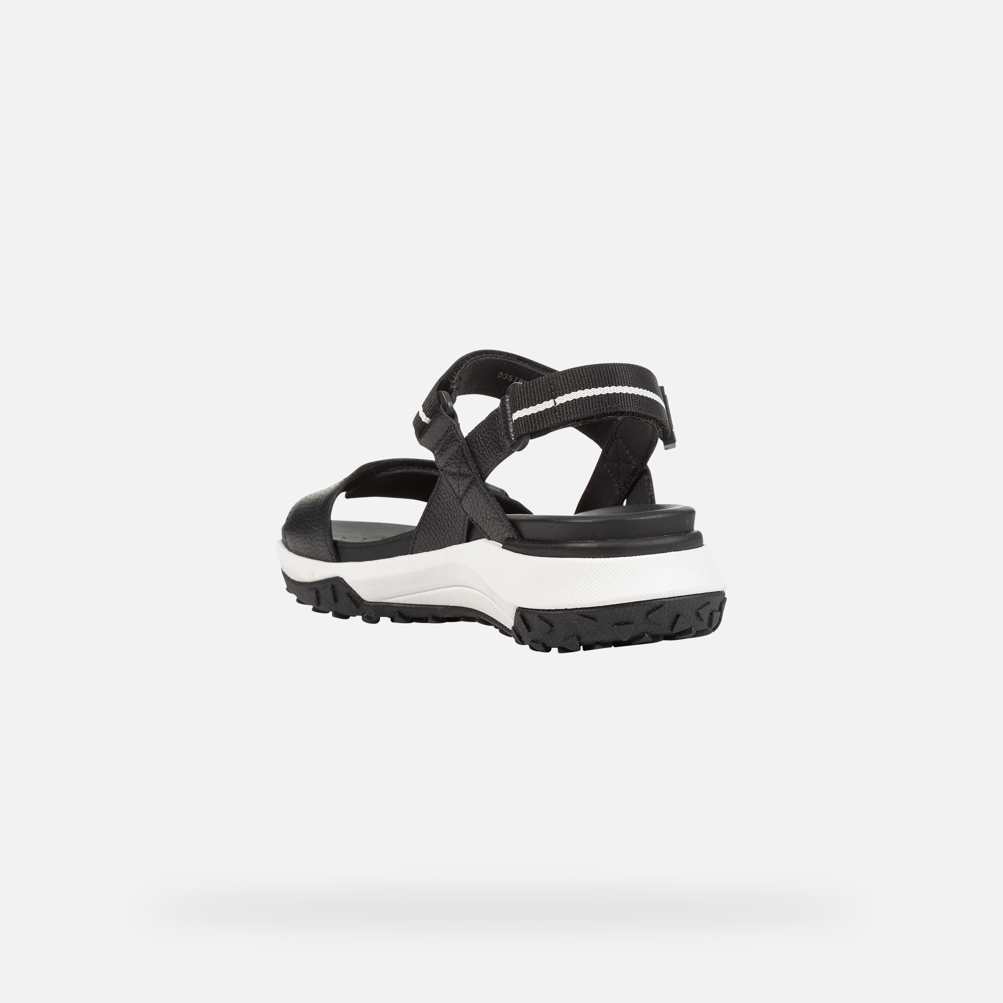 Black women&#039;s sandals Geox Sorapis + Grip - Women&#039;s