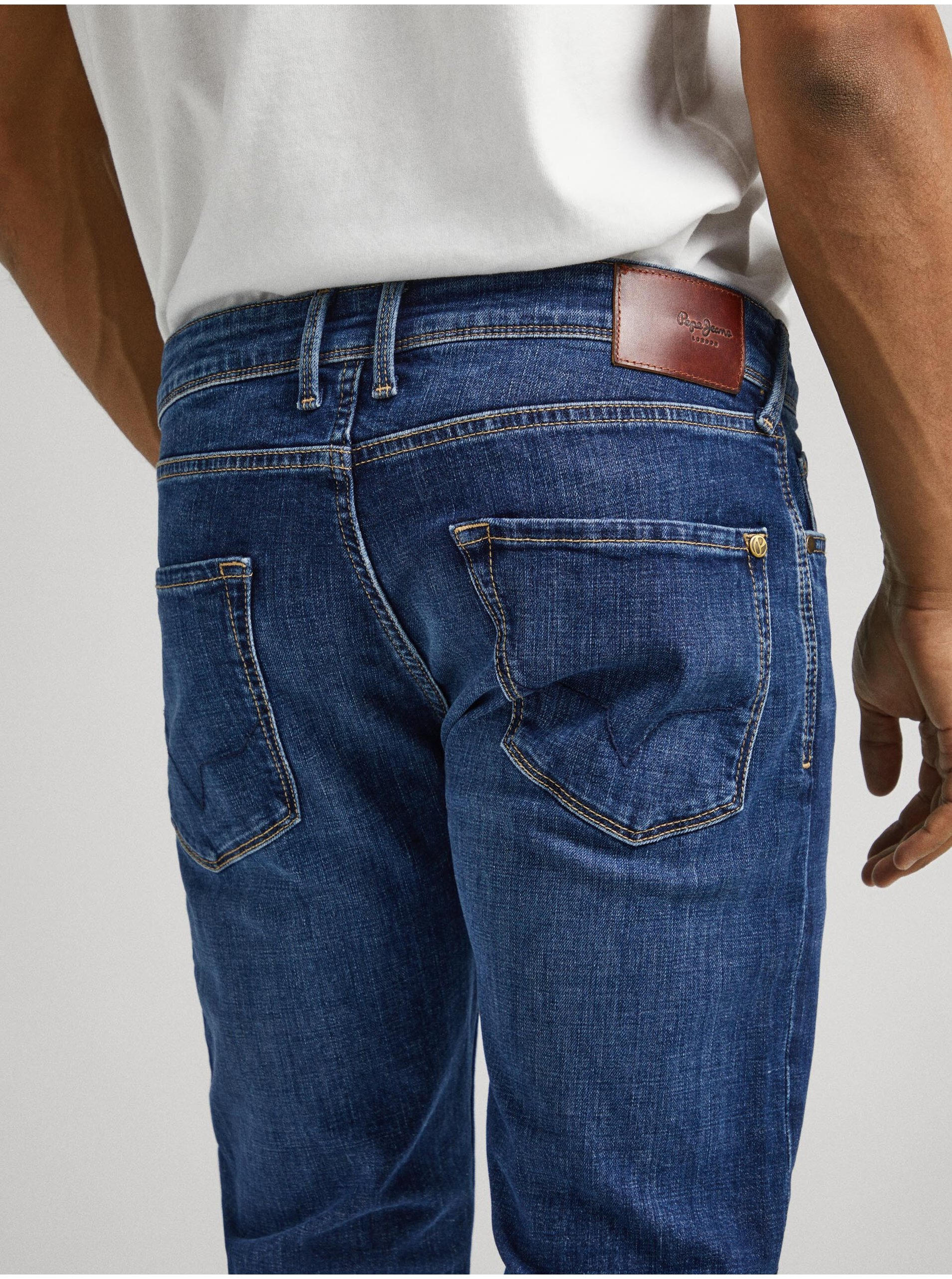 Slim fit pentru barbati Pepe Jeans - albastru