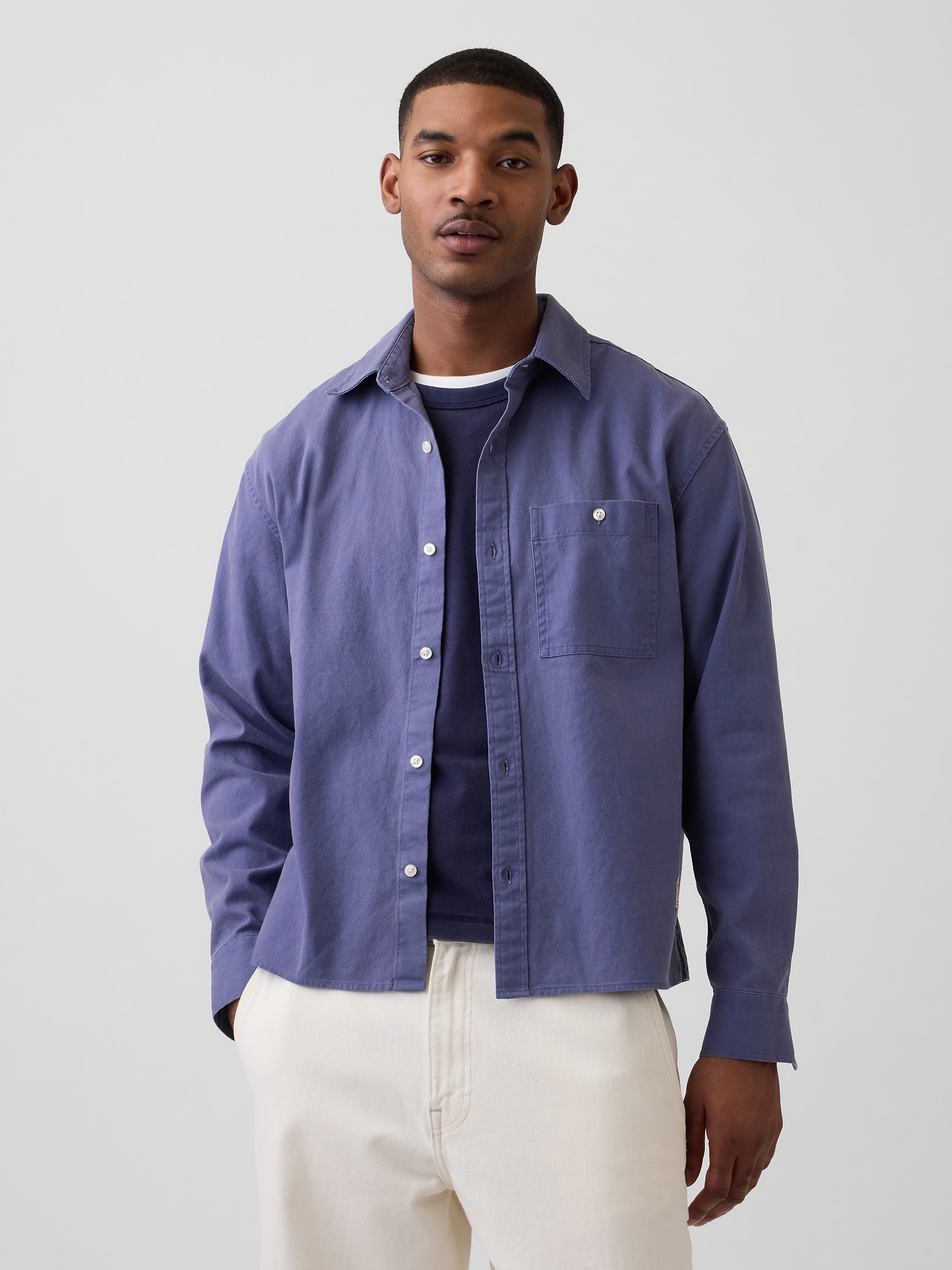 Мъжка риза GAP Canvas Utility