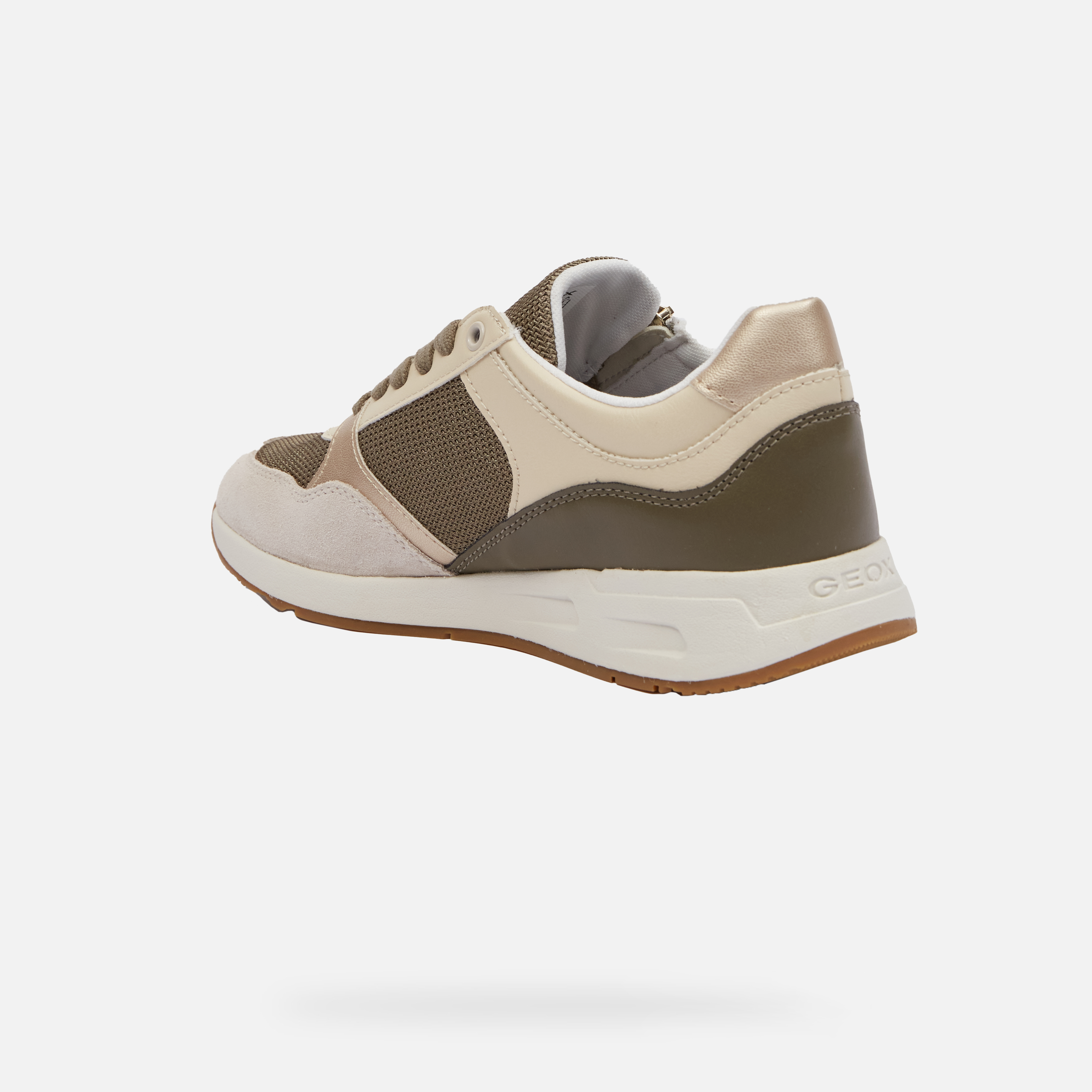 Light green women's sneakers Geox Bulmya - Women's