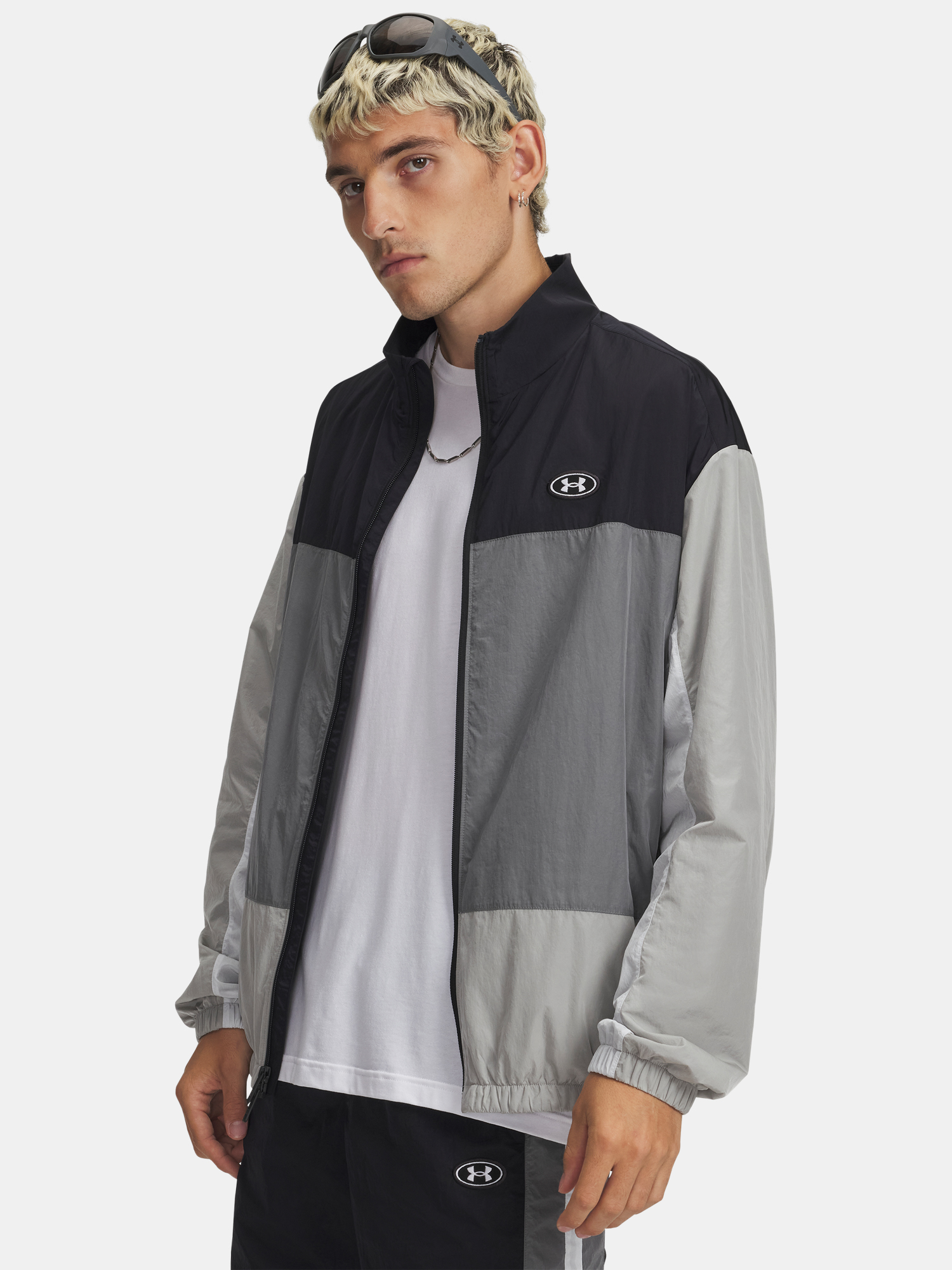 Men's Under Armour UA Icon Woven Track FZ Jacket - Mens