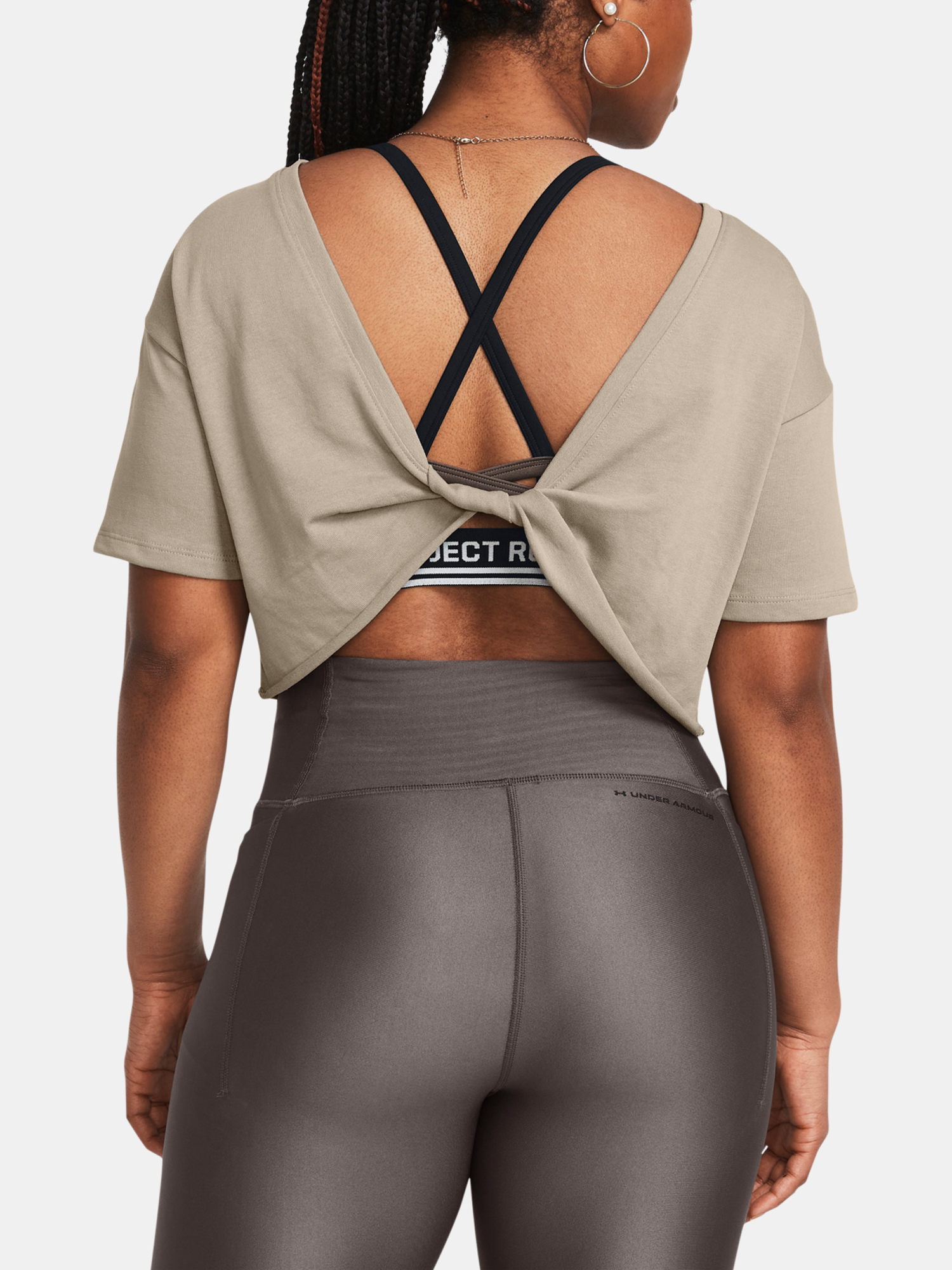 Under Armour T-shirt Pjt Rck Balance Graphic T-BRN - Women's