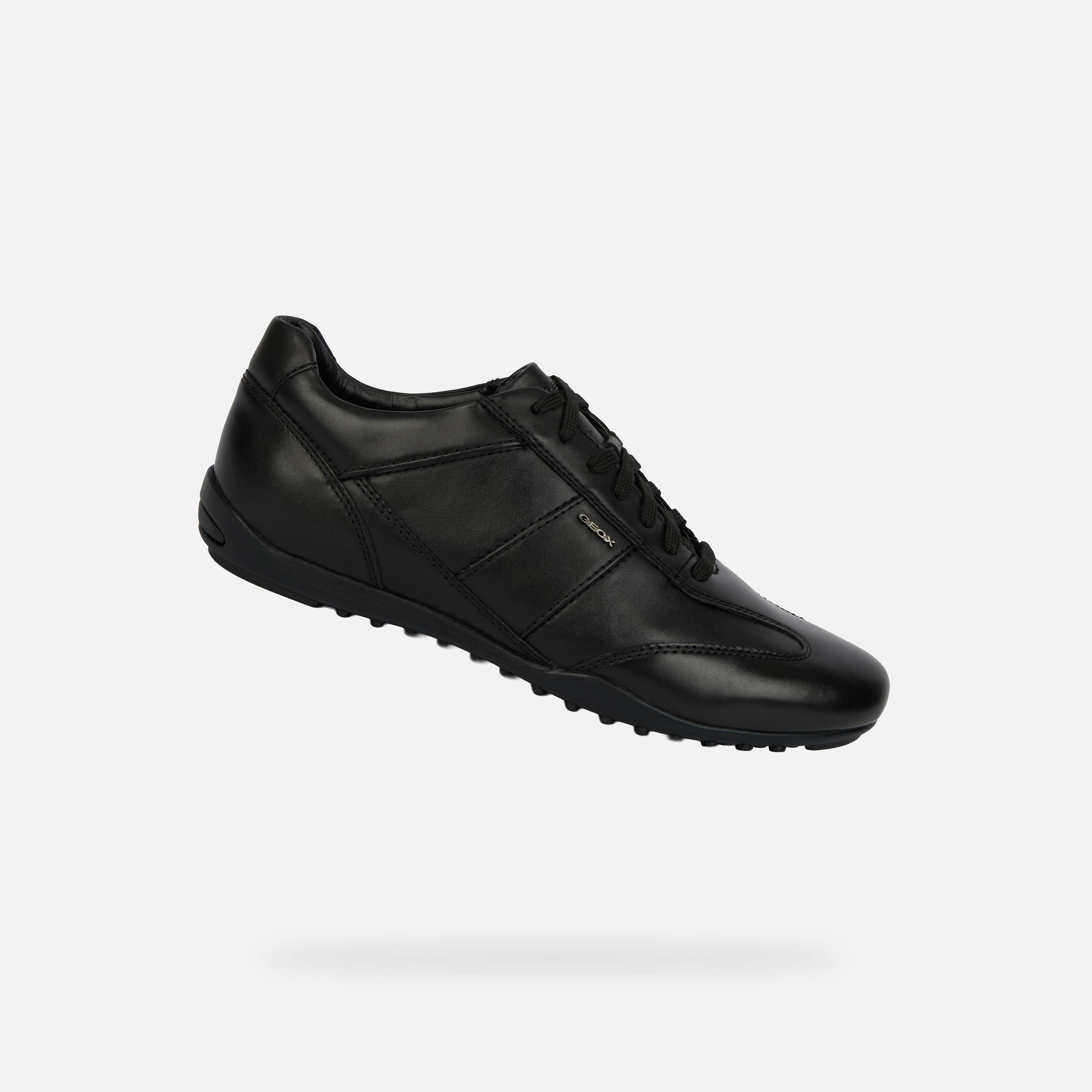 Black Men's Geox Wells Sneakers - Men's