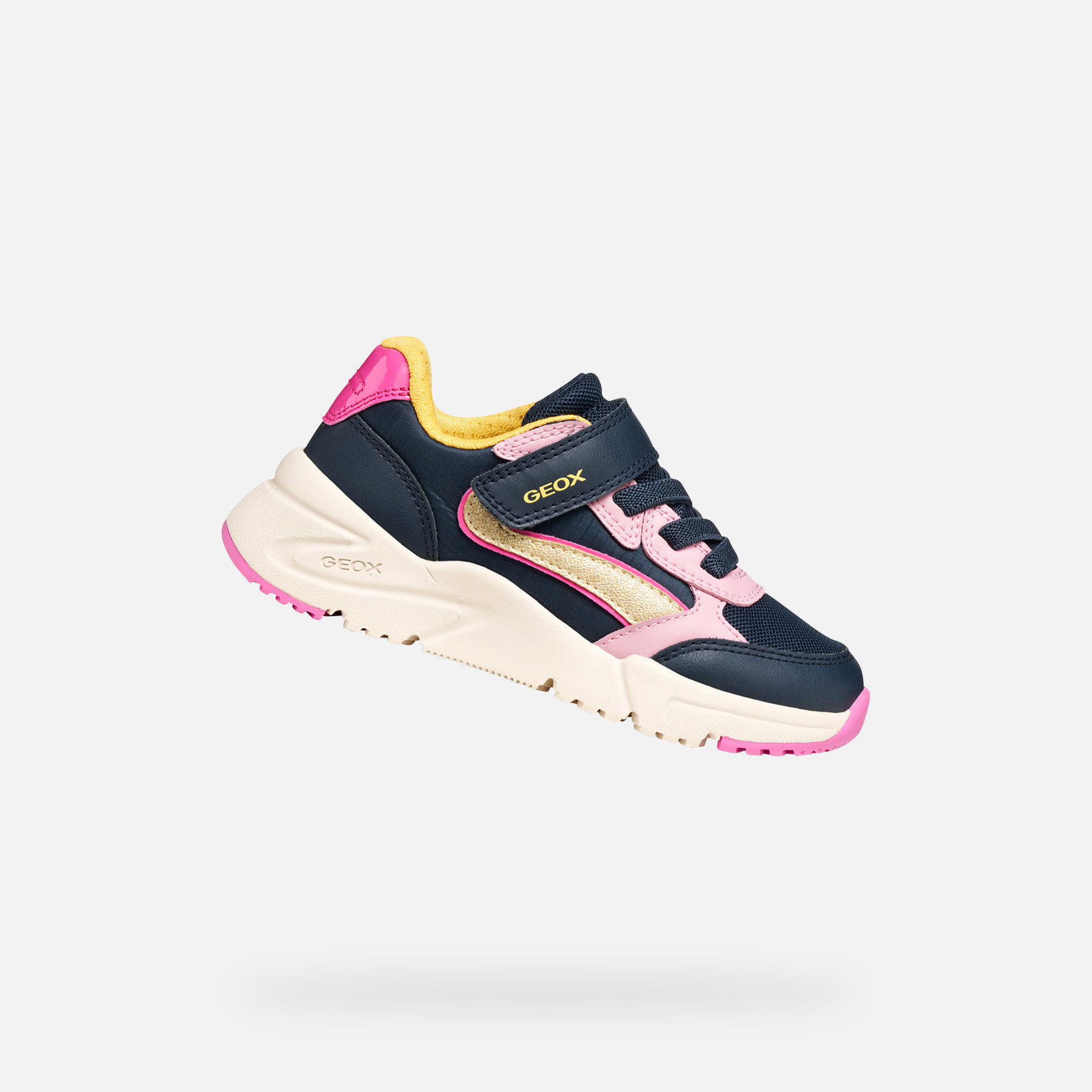 Dark Blue Girls Sneakers Geox Loftus - Girls