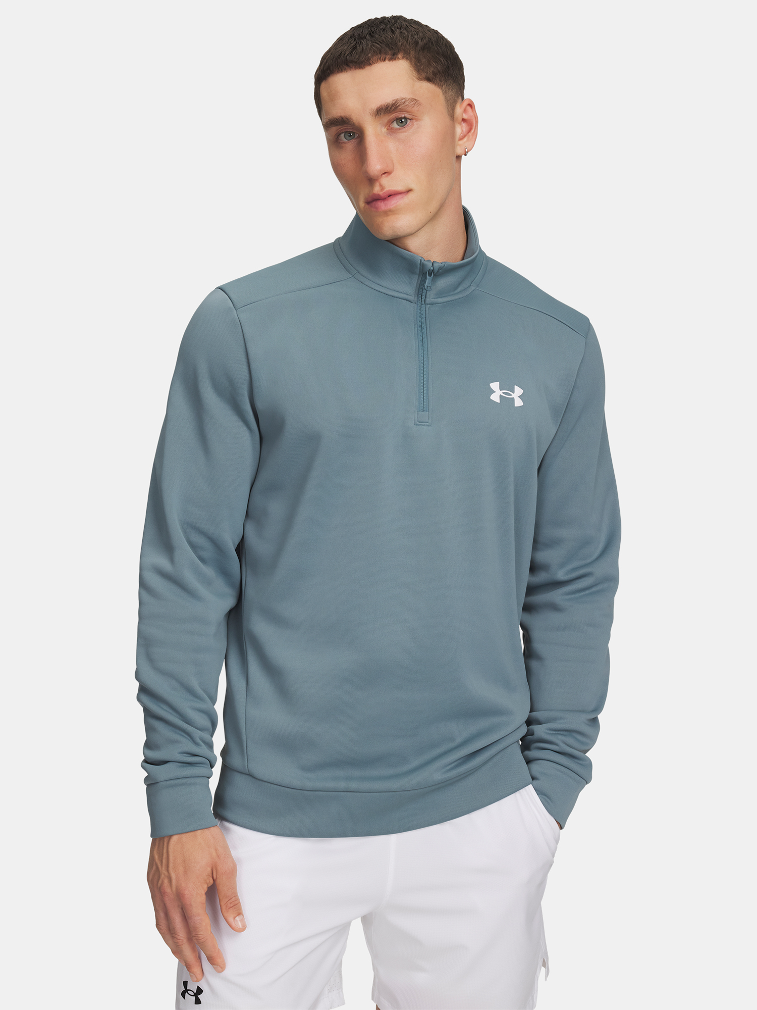 Under Armour UA Armour Fleece 1/4 Zip-BLU Men&#039;s Sweatshirt - Men&#039;s