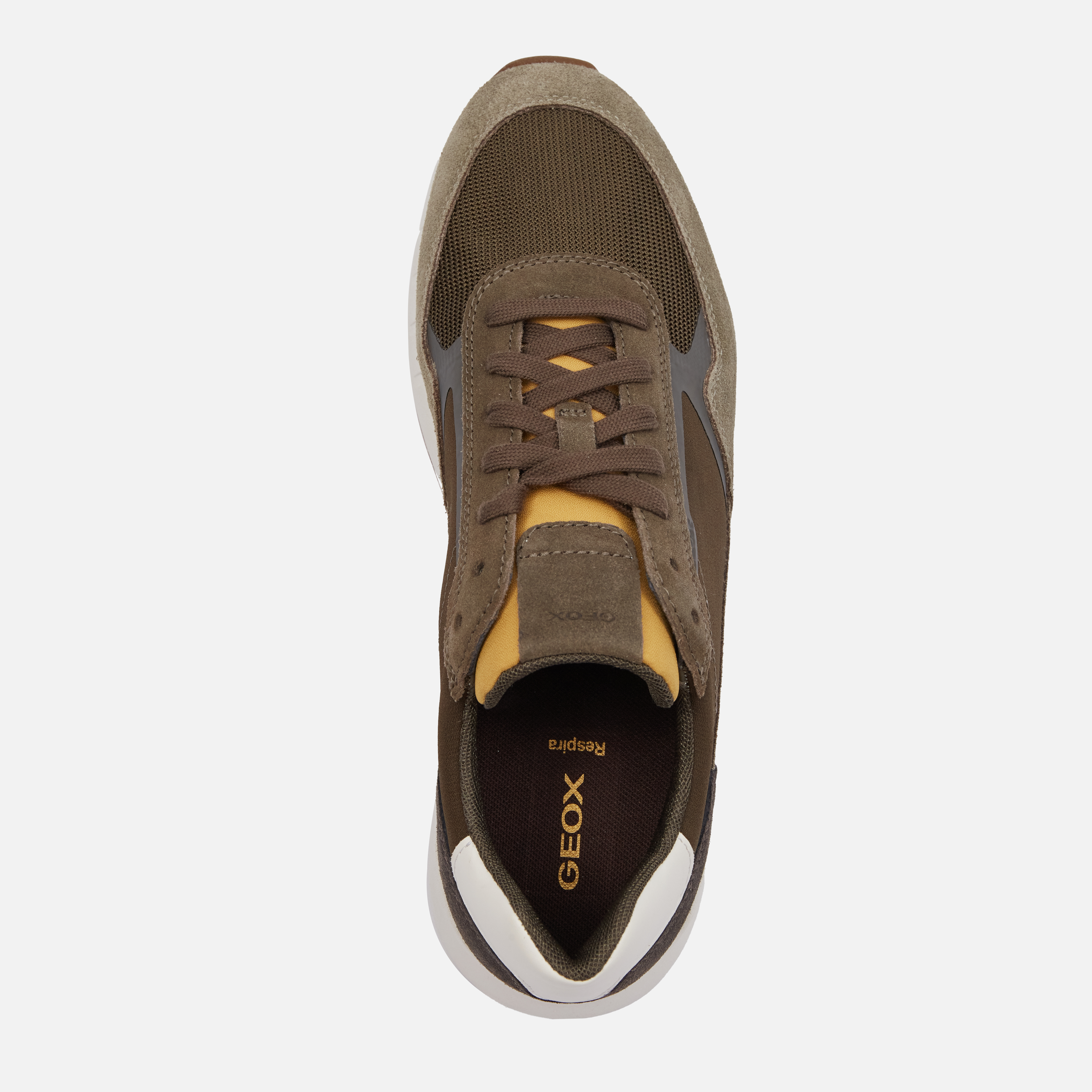 Light green men&#039;s sneakers Geox Branthon - Men&#039;s