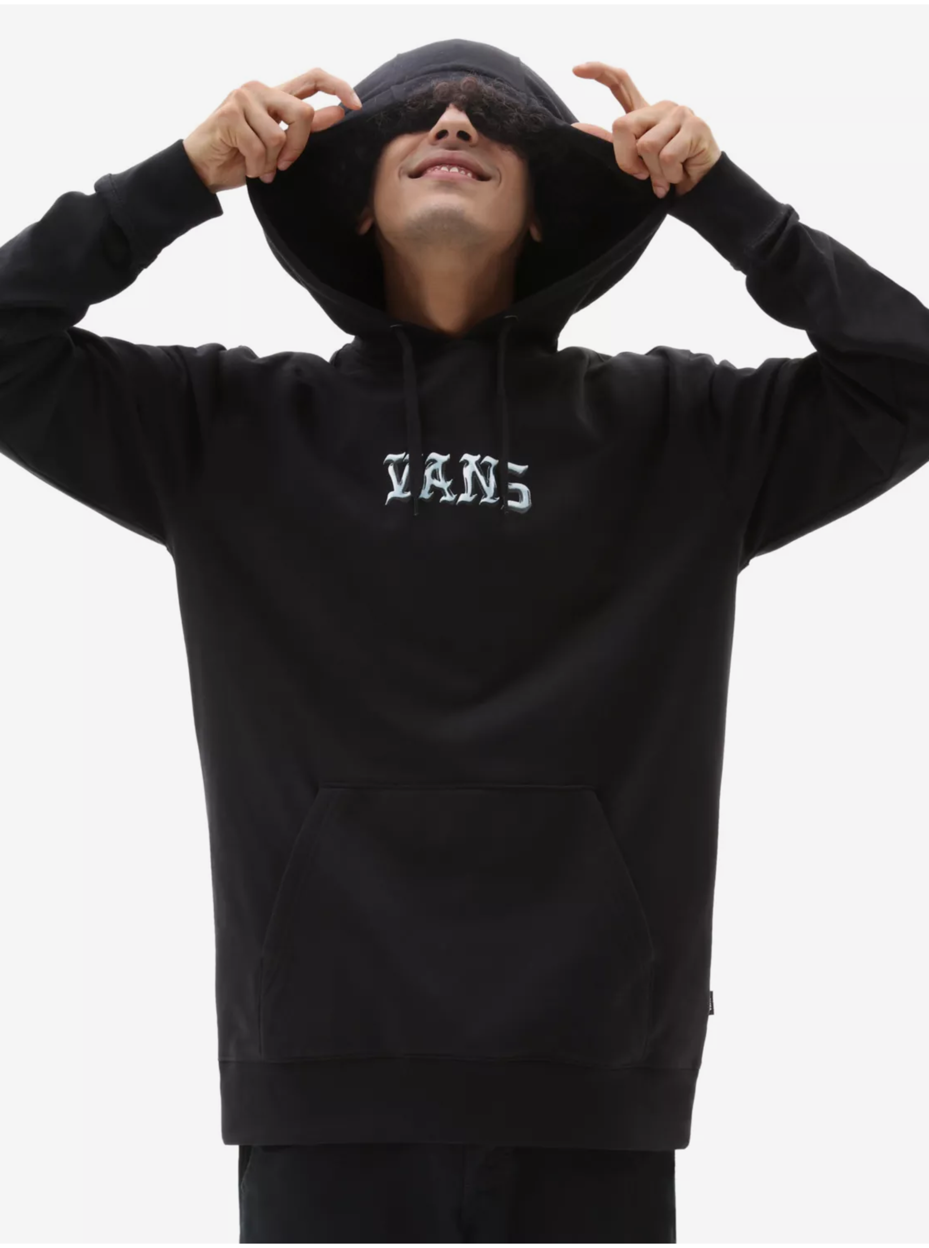 Men's Black Hooded Sweatshirt VANS Crossbones - Men's