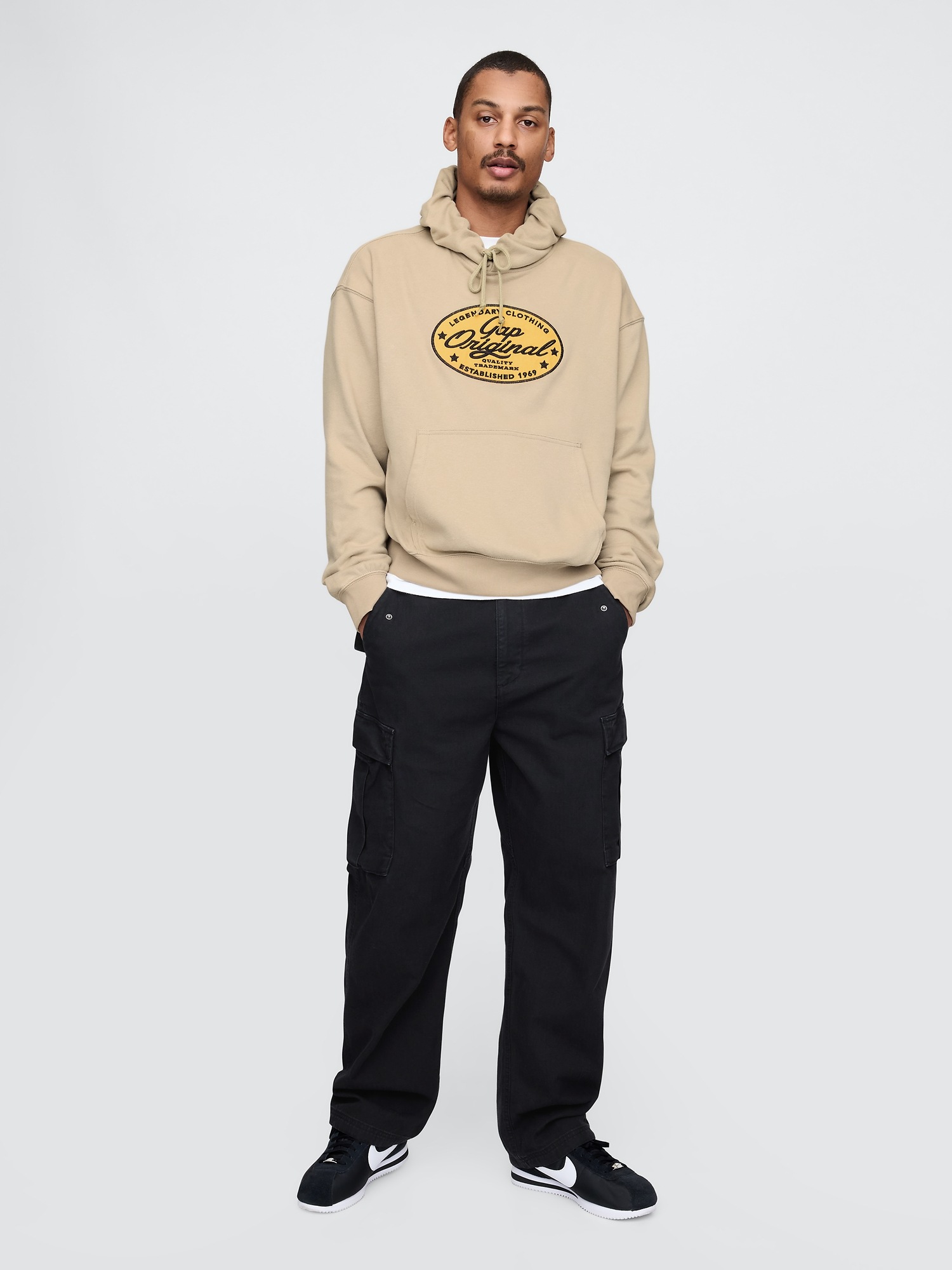 GAP Oversize sweatshirt with logo - Men&#039;s