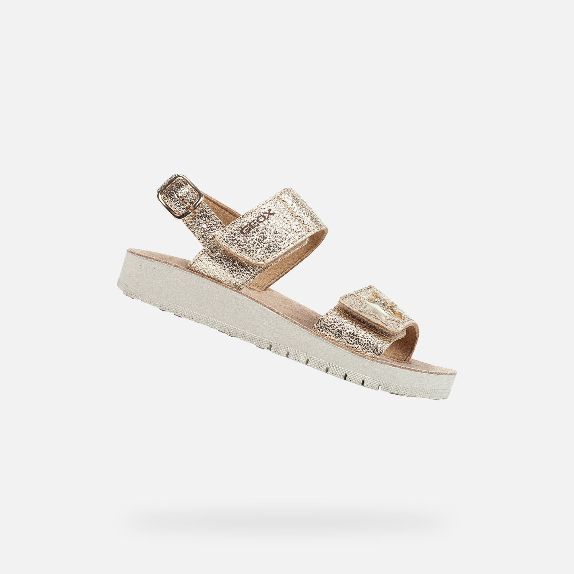 Gold Girls Sandals Geox Costarei - Girls