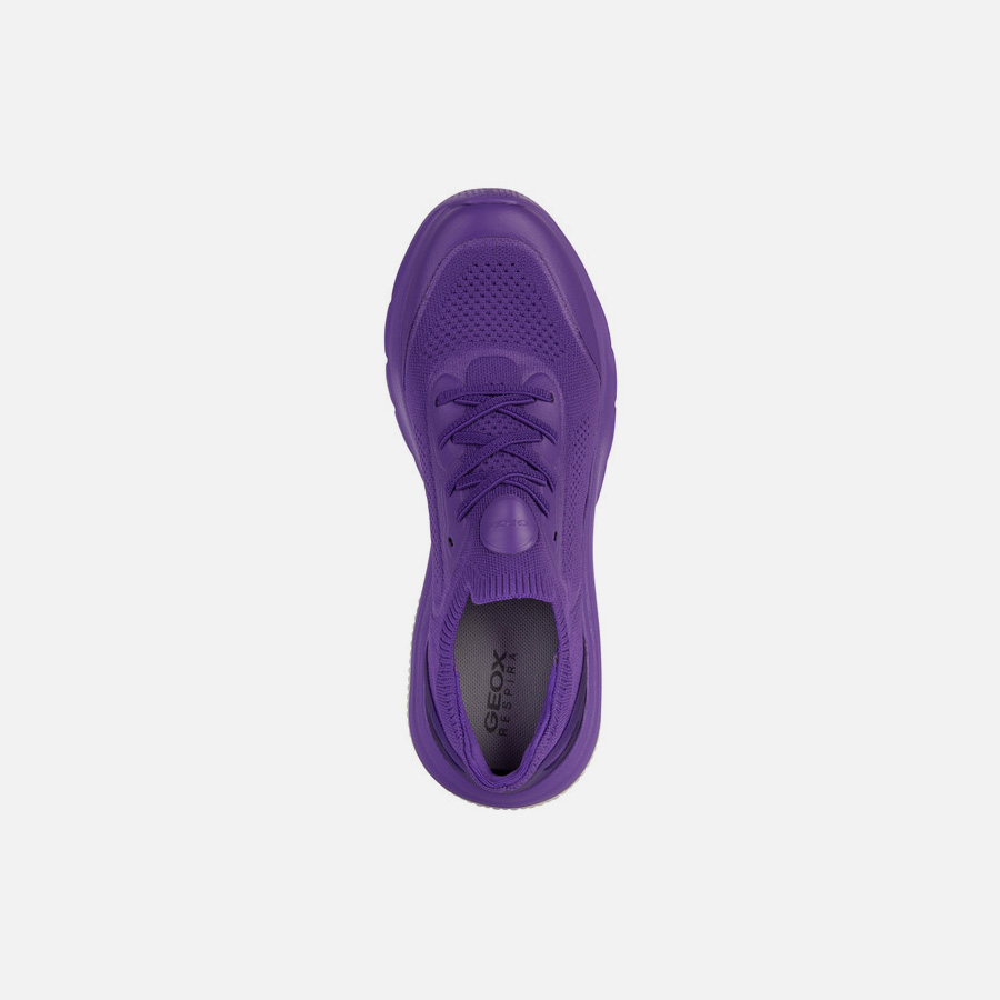 Purple women's sneakers Geox Spherica Actif - Women's