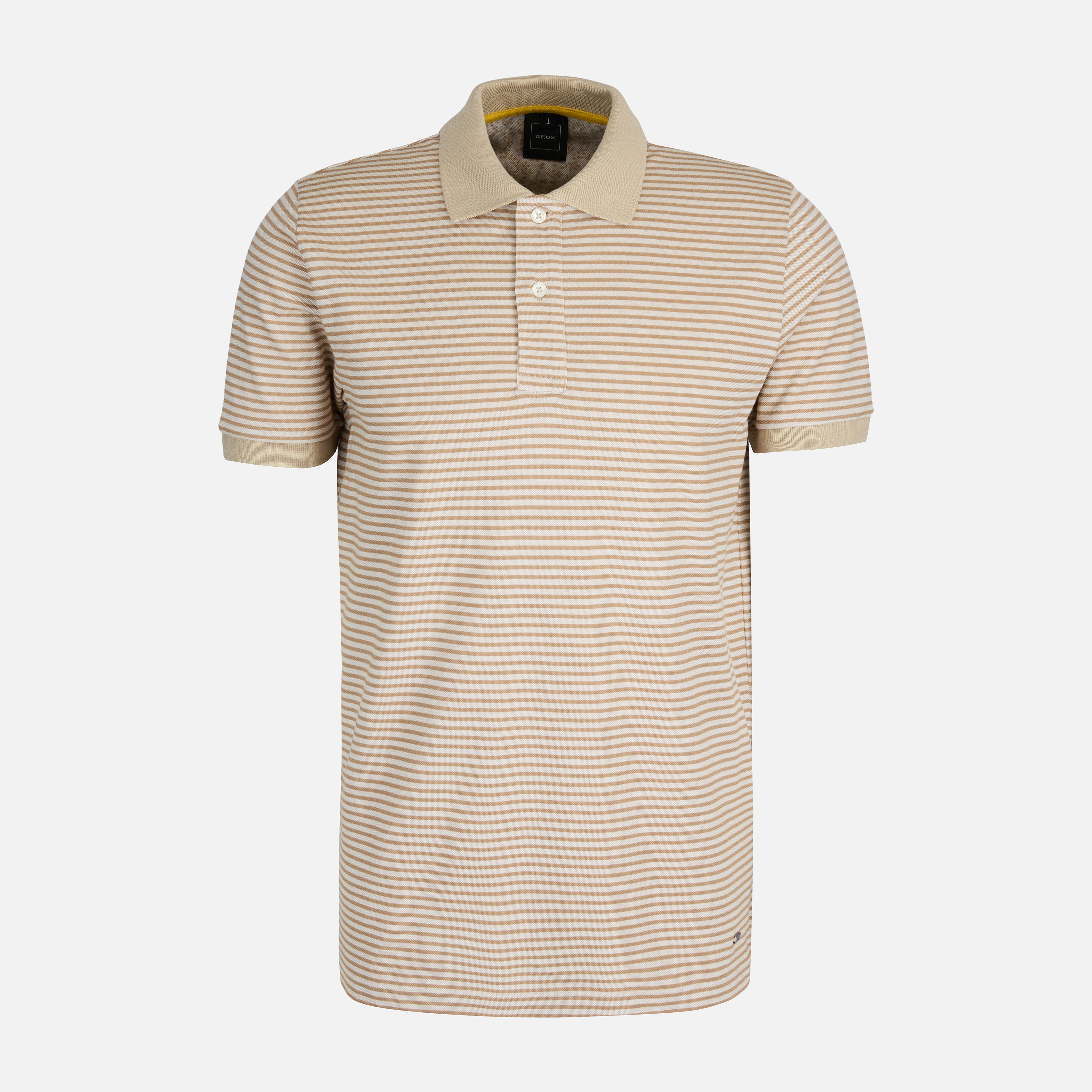 Бежова мъжка поло риза Geox