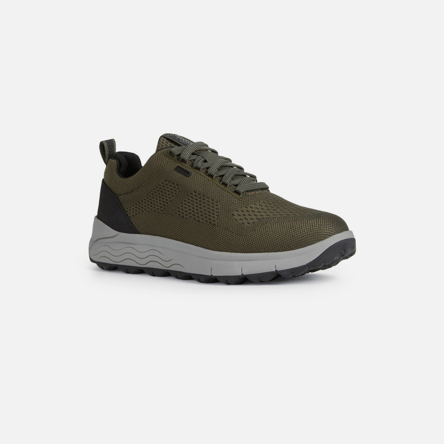 Khaki men&#039;s sneakers Geox Spherica 4x4 B Abx - Men&#039;s