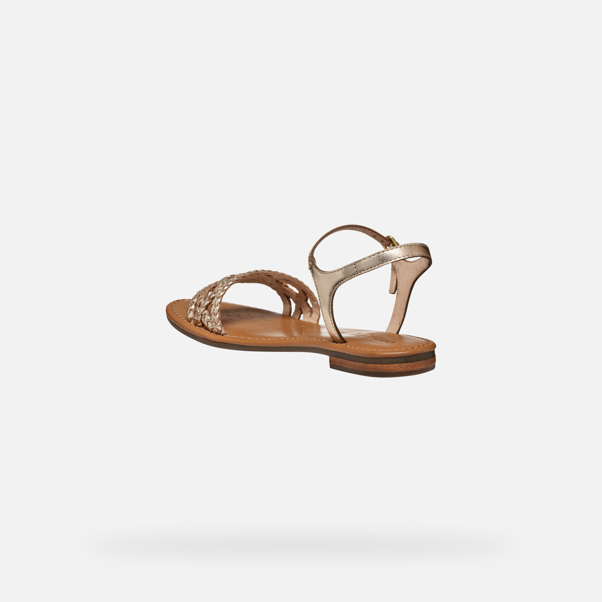 Gold women's sandals Geox Sozy S - Women's