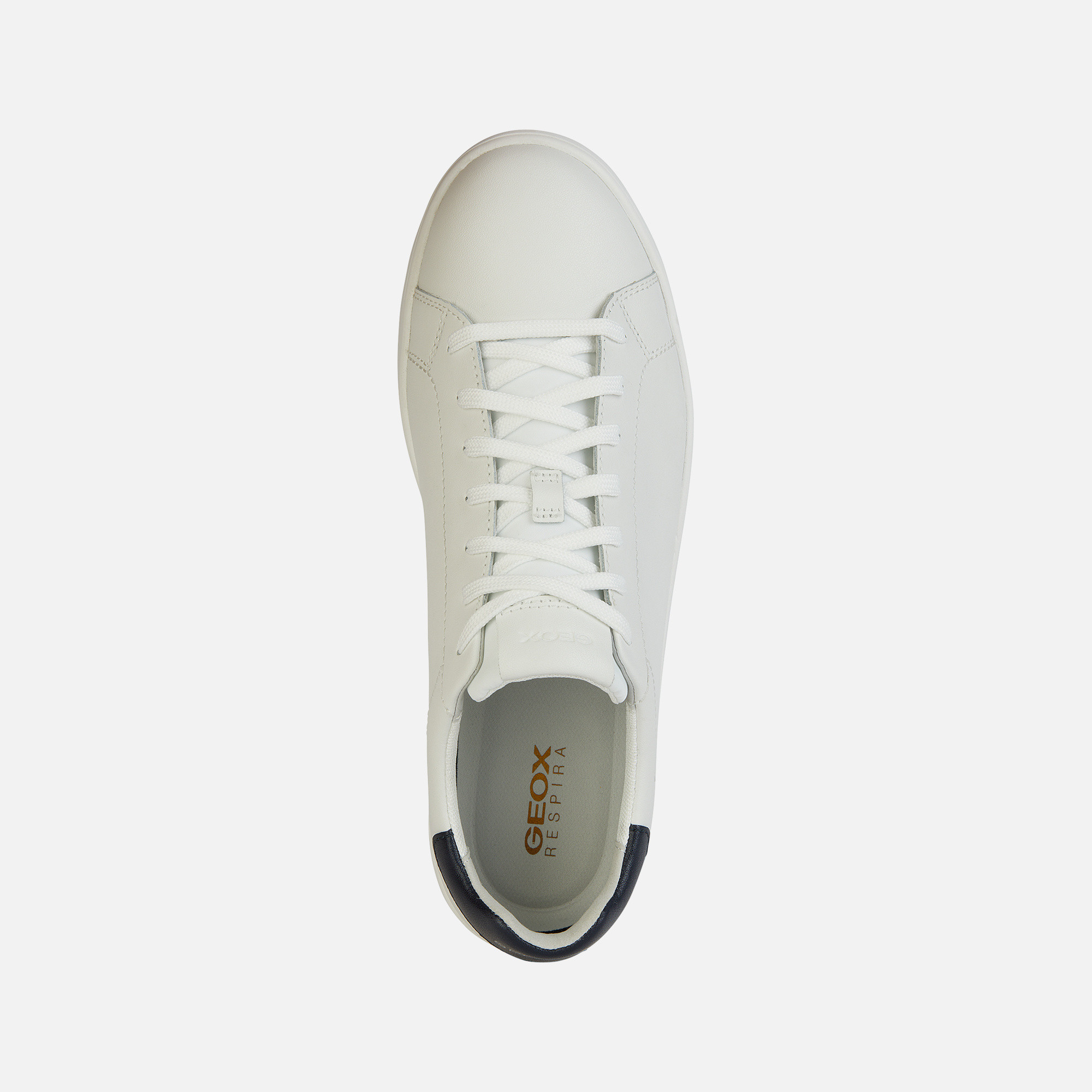 White men's sneakers Geox Spherica ECUB-1 - Men