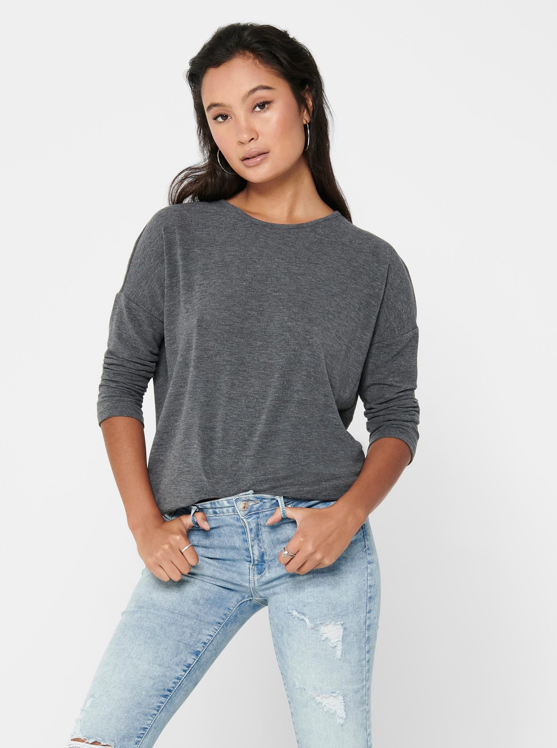 Grey Women's T-Shirt ONLY Glamour - Women