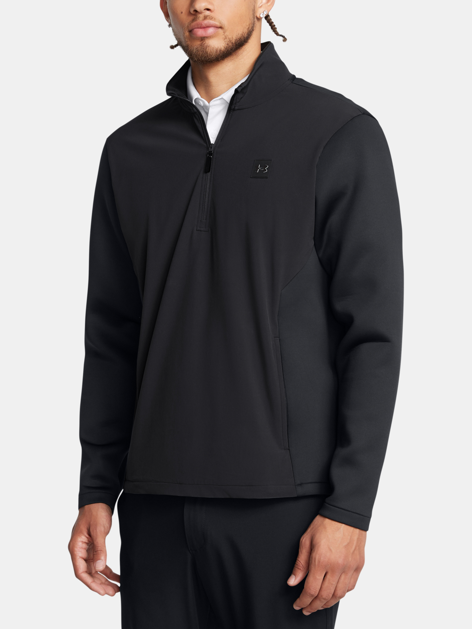 Men's Sweatshirt Under Armour UA Drive Pro Storm Hyb HZ-GRY - Men