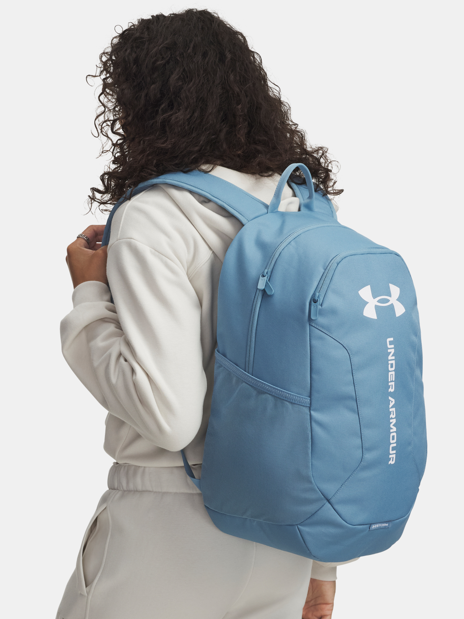 Unisex backpack Under Armour UA Hustle Lite Backpack-BLU - unisex