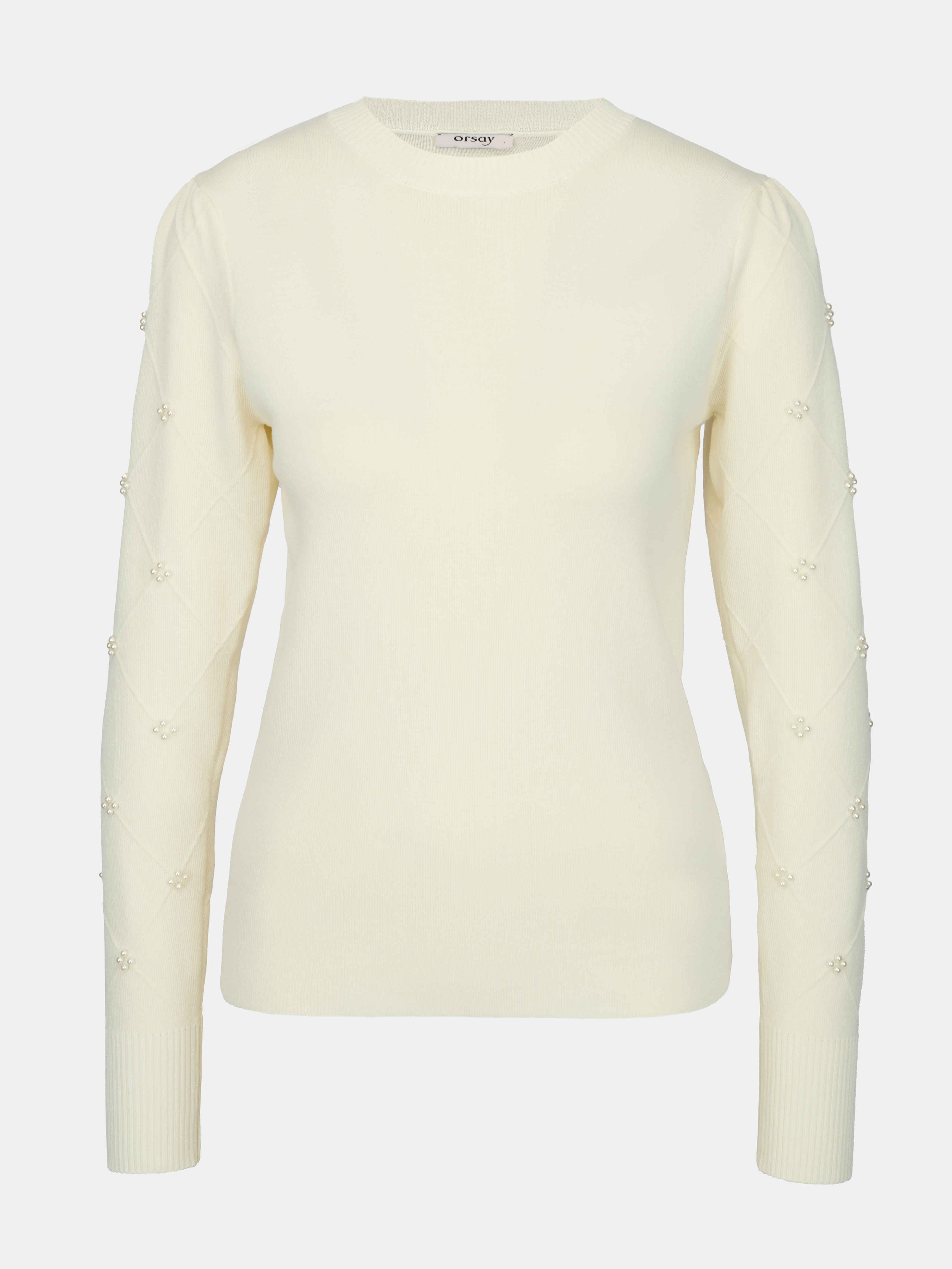 Krémový dámský svetr s aplikací ORSAY