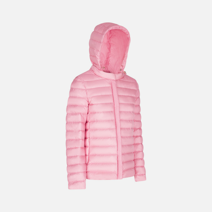 Pink Women's Quilted Jacket Geox Jaysen - Women's