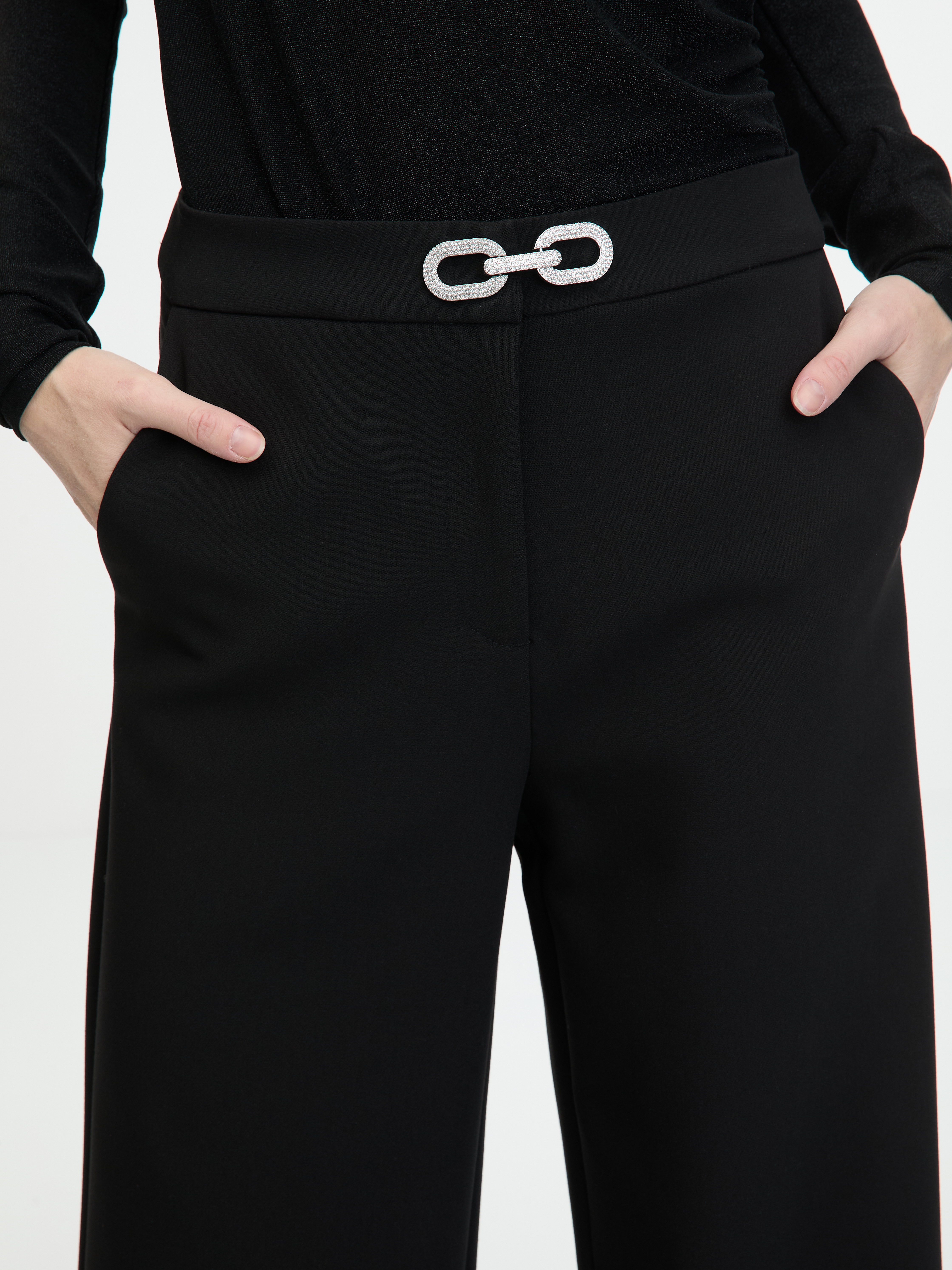 Black women's wide trousers ORSAY - Women's