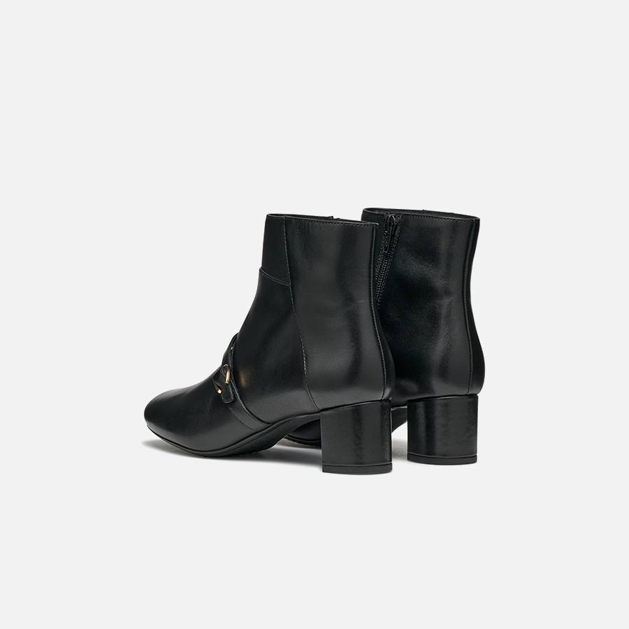 Black women's ankle boots Geox Pheby 50 - Women's